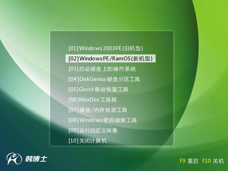 韓博士U盤(pán)安裝華碩n552vx筆記本win8教程